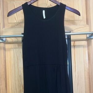 Bellamie Black  Razor Back Maxi Wrap Skirt Maxie Dress Sz M/L
